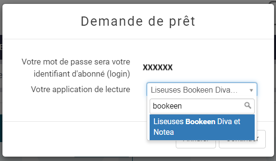 pop up liseuse bookeen