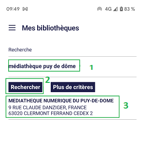 capture ecran recherche bibliotheque baobab