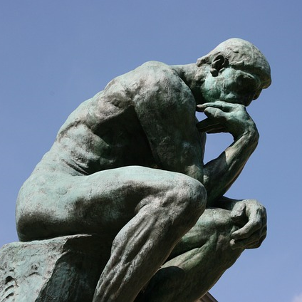 photo du penseur de Rodin