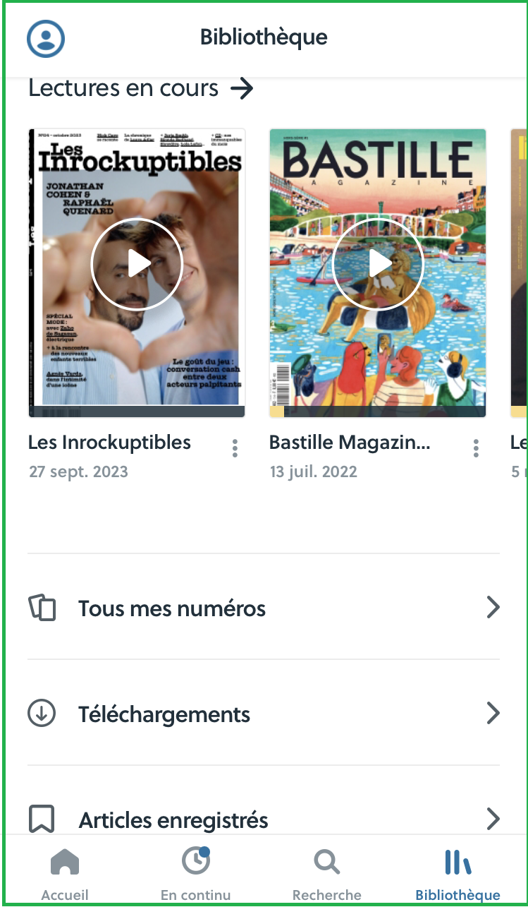 Capture Appli Cafeyn